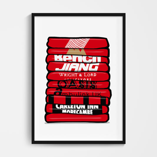 Morecambe Shirt Stack Print