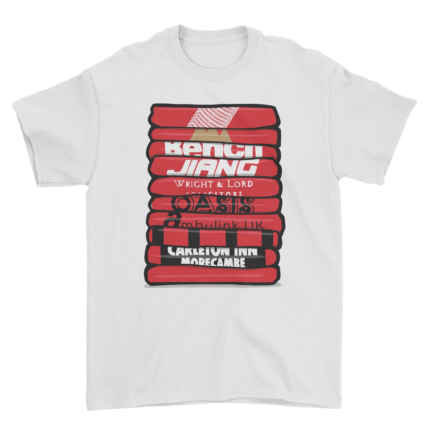 Morecambe Shirt Stack Tee