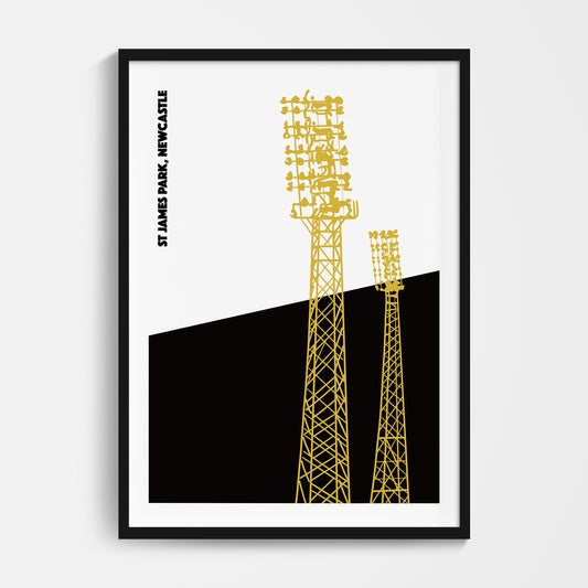 Newcastle Floodlights Print