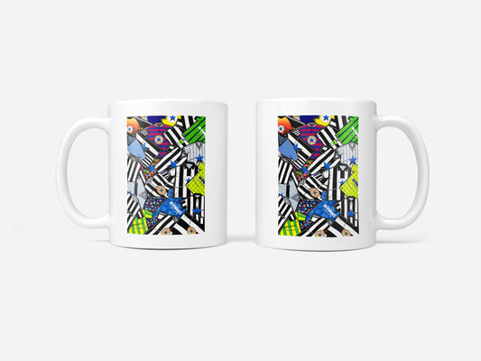 Newcastle Shirts Mash Up Mug