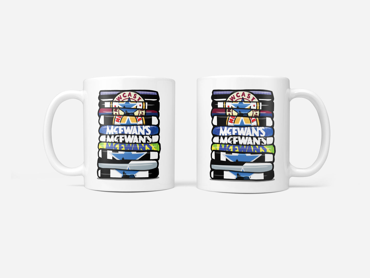 Newcastle Shirt Stack Mug