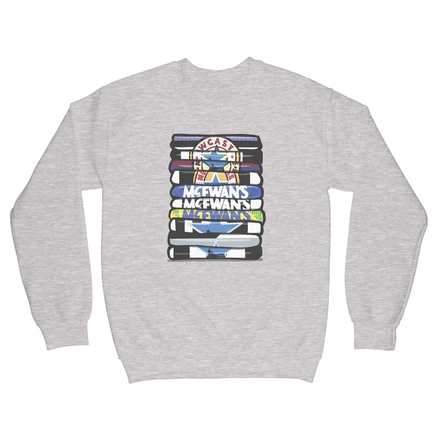 Newcastle Shirt Stack Sweatshirt