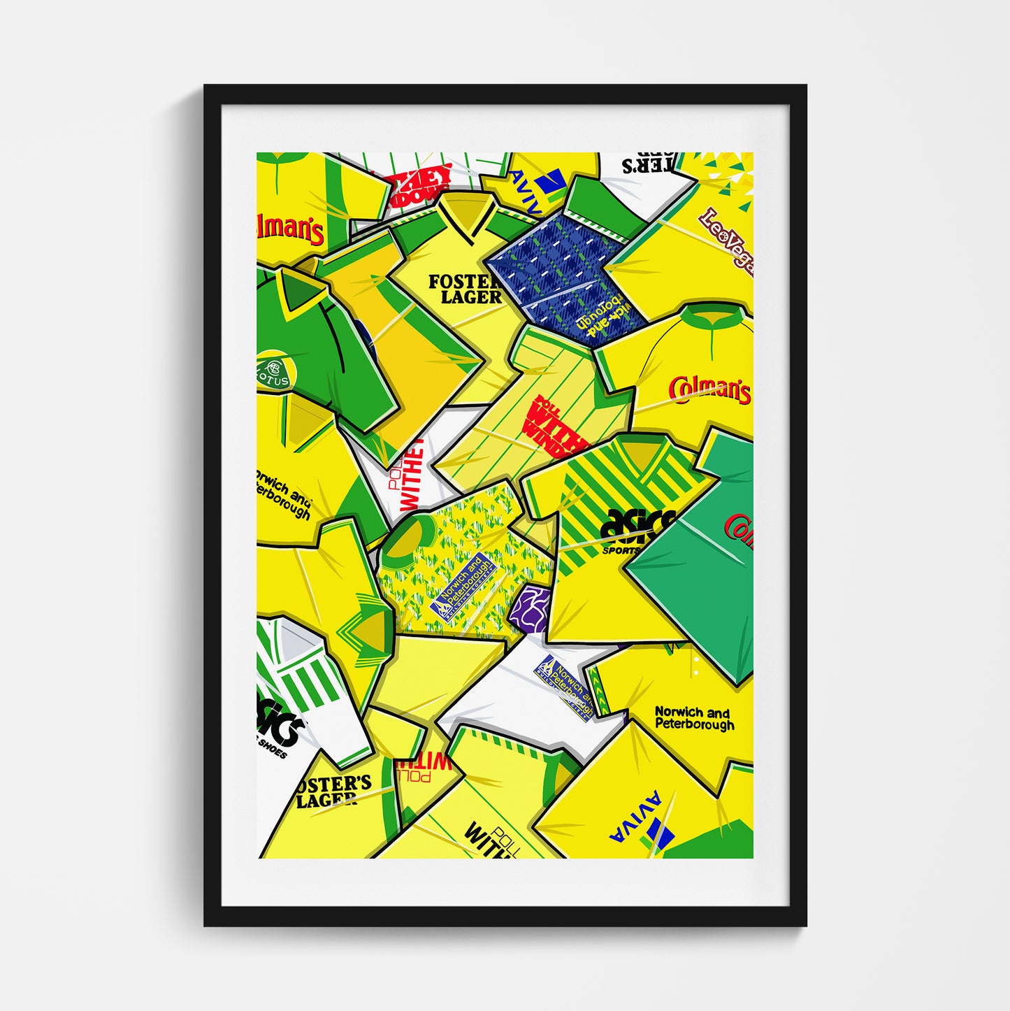 Norwich Shirts Mash Up Print