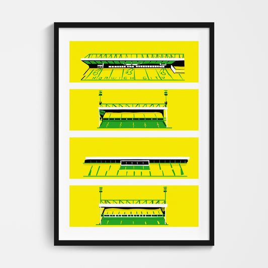 Norwich Stadium Print