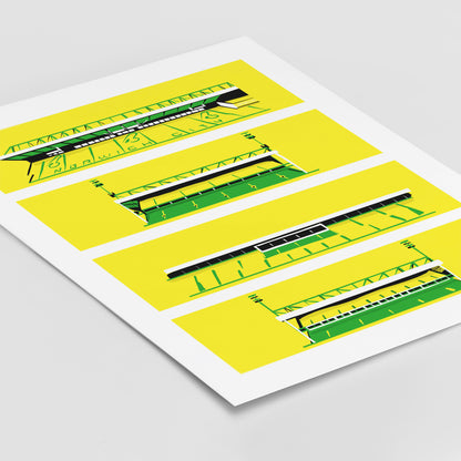 Norwich Stadium Print