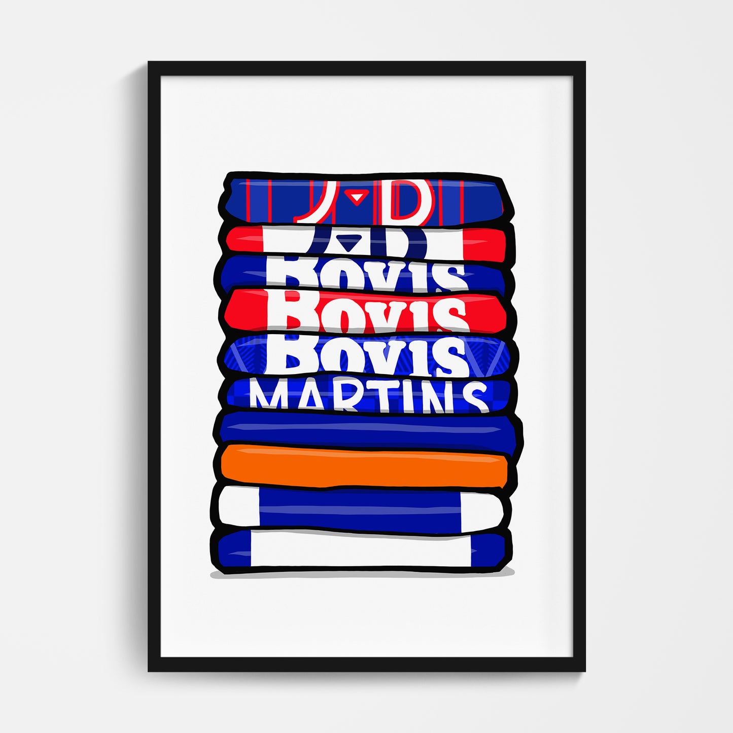 Oldham Shirt Stack Print