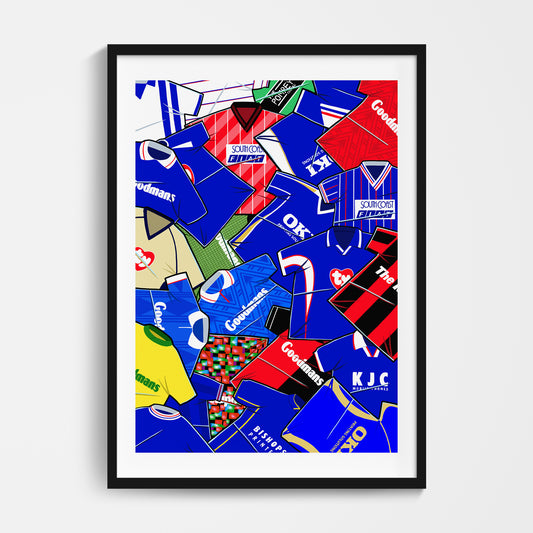 Portsmouth Shirts Mash Up Print