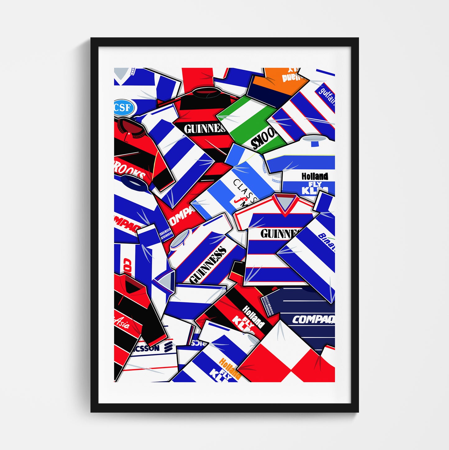 QPR Shirts Mash Up Print