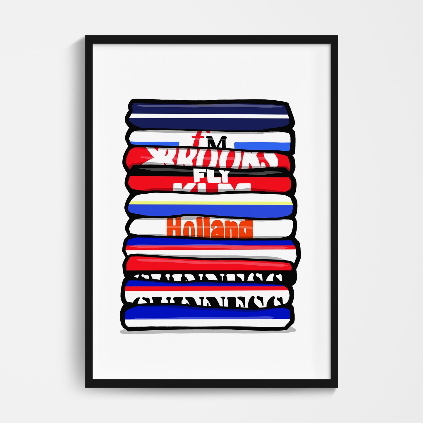 QPR Shirt Stack Print