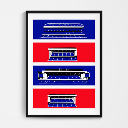 Rangers Stadium Print