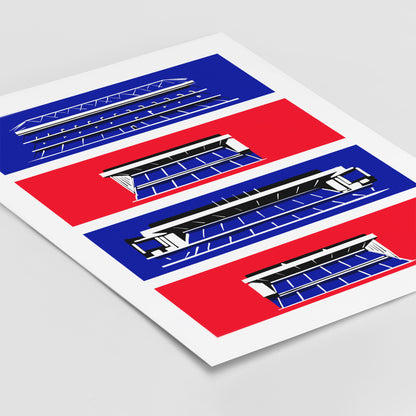 Rangers Stadium Print