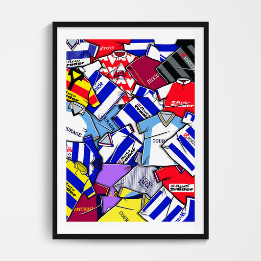 Reading Shirts Mash Up Print