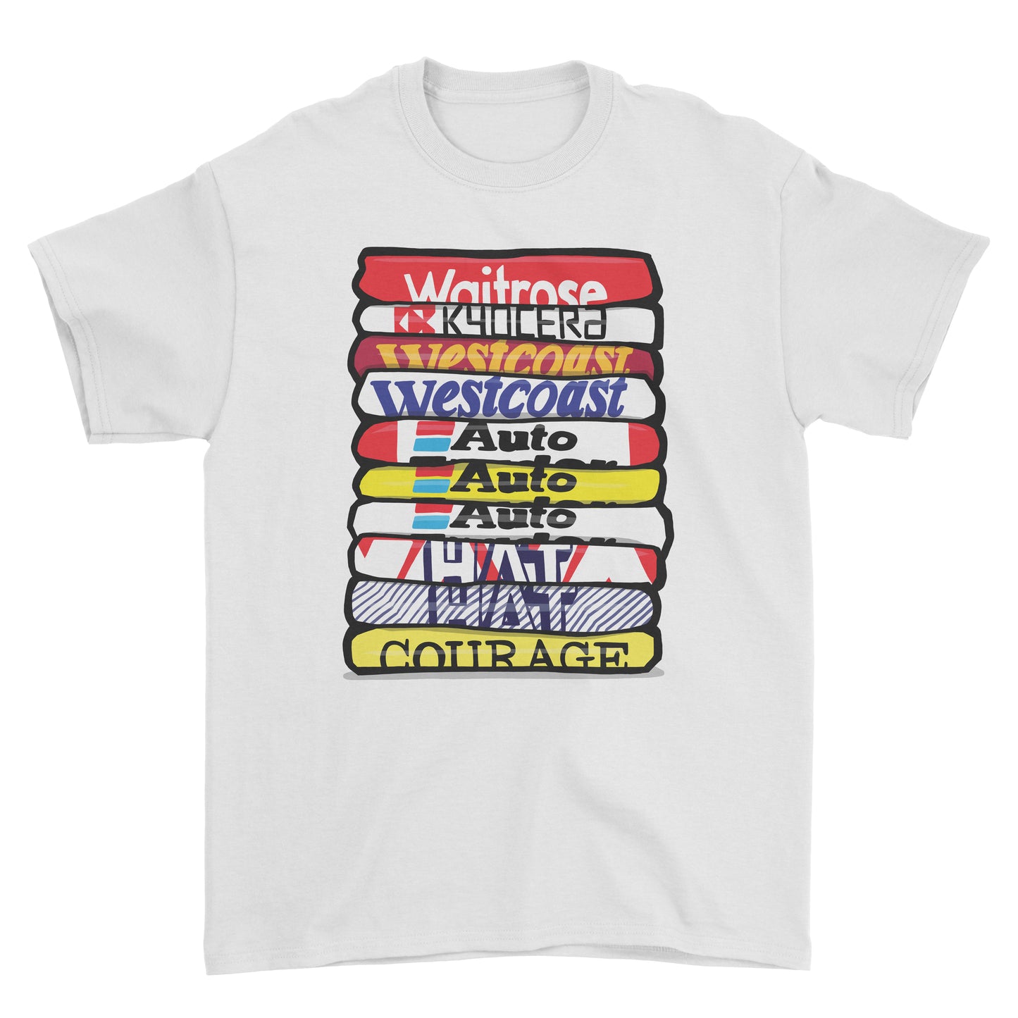 Reading Shirt Stack Tee