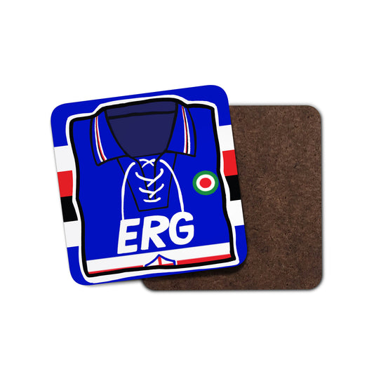 Sampdoria Shirt Coaster