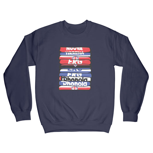 Sampdoria Football Shirt Stack Sweatshirt