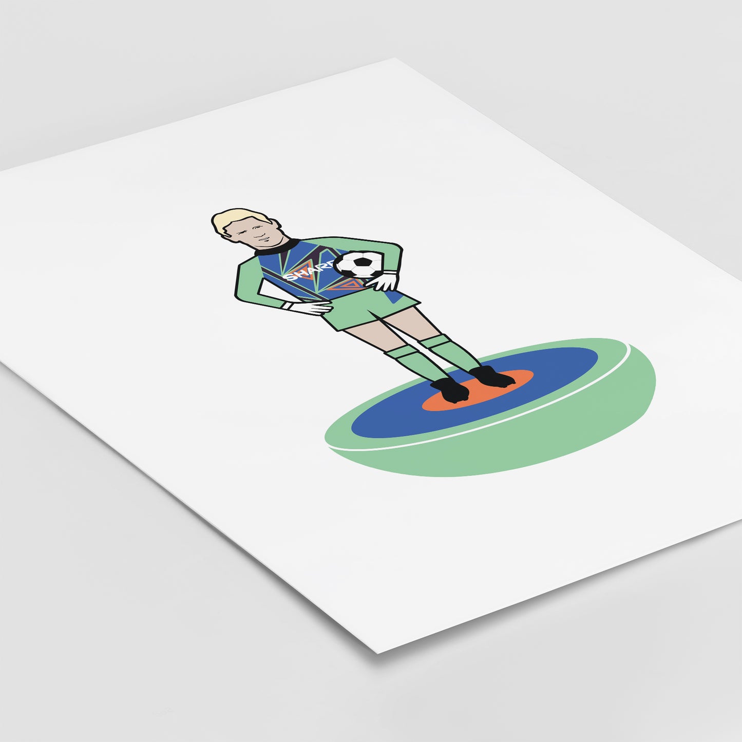 Schmeichel - Table Football Print