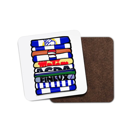 Sheffield Wednesday Shirt Stack Coaster