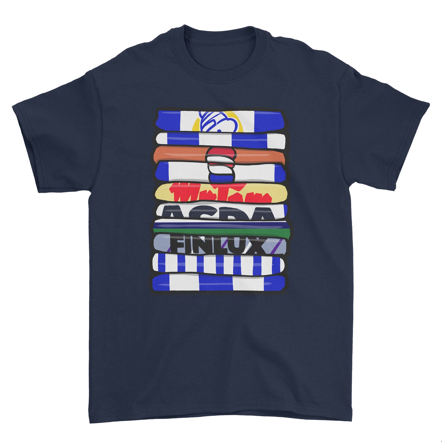 Sheffield Wednesday Shirt Stack Tee