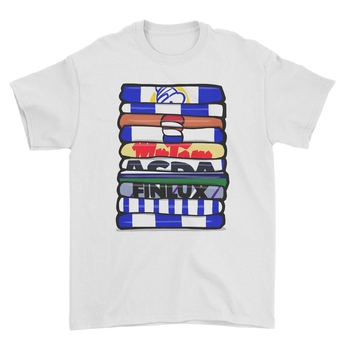 Sheffield Wednesday Shirt Stack Tee