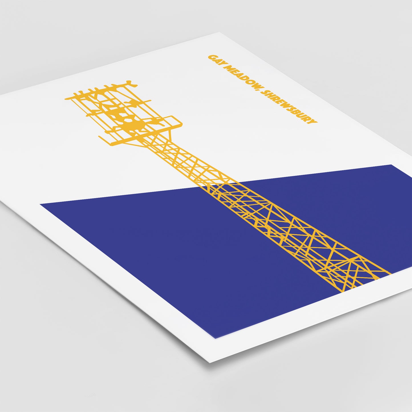 Shrewsbury Floodlights Print