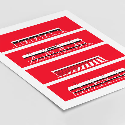 Southampton Stadium Print