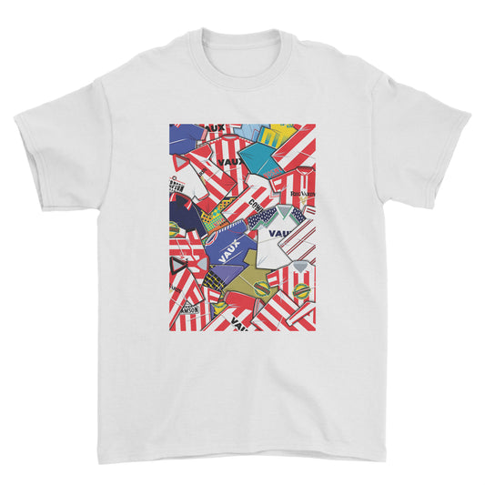 Sunderland Shirts Mash Up Tee