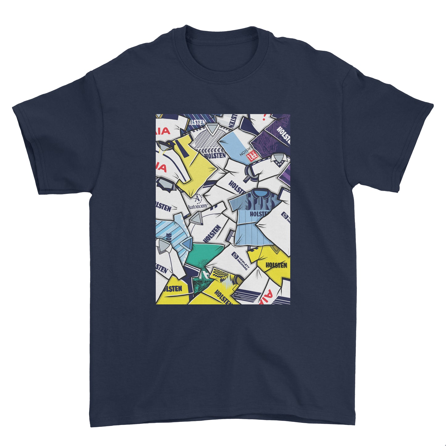 Tottenham Shirts Mash Up Tee