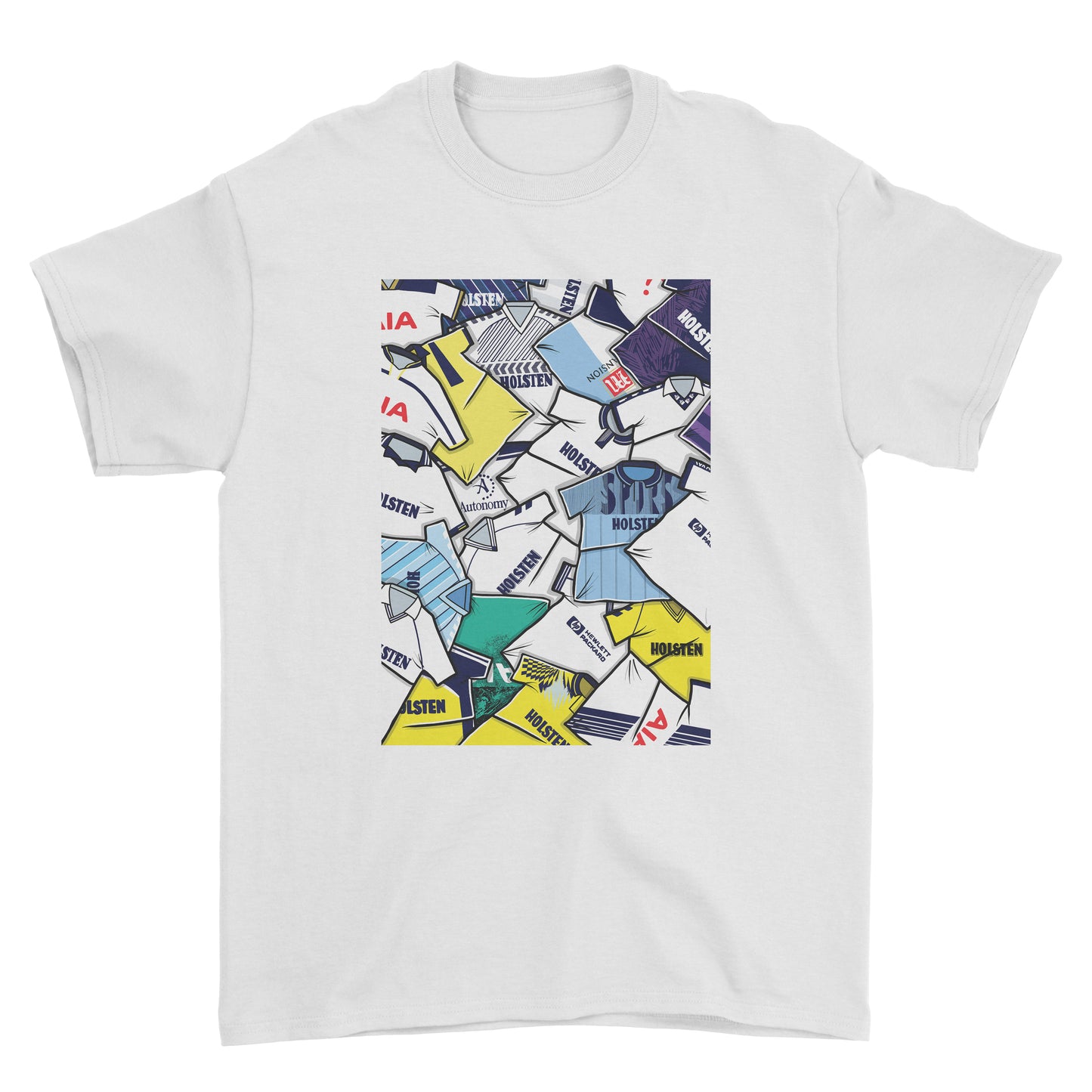 Tottenham Shirts Mash Up Tee