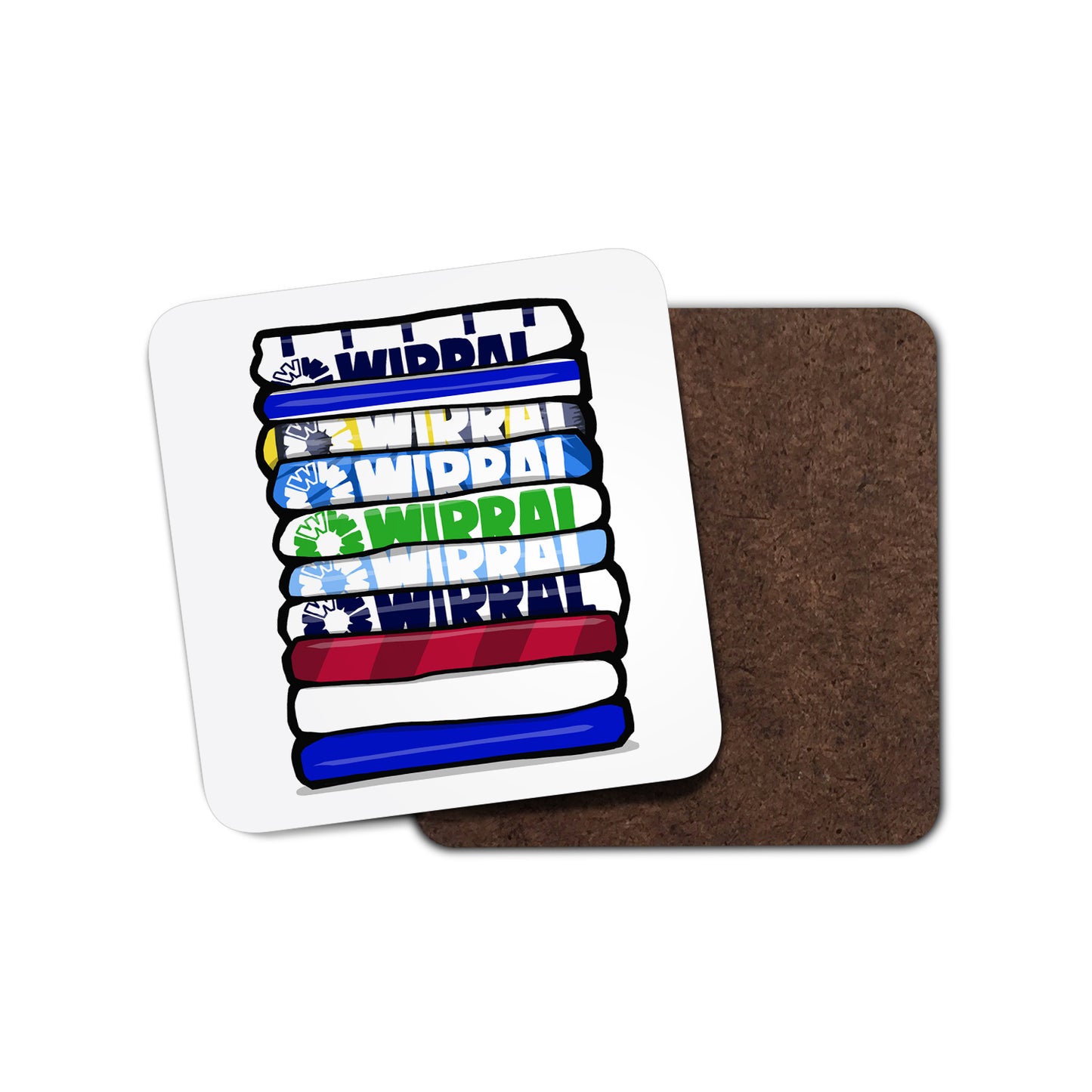 Tranmere Shirt Stack Coaster