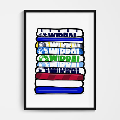 Tranmere Shirt Stack Print