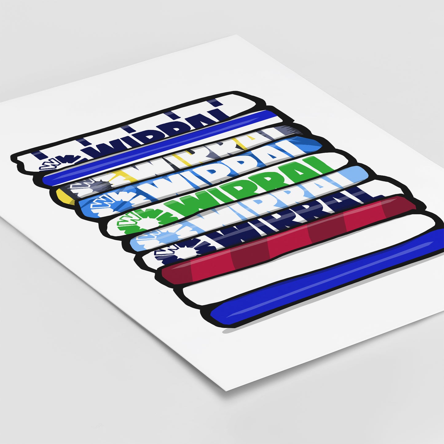 Tranmere Shirt Stack Print