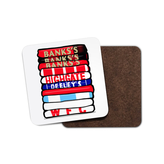 Walsall Shirt Stack Coaster