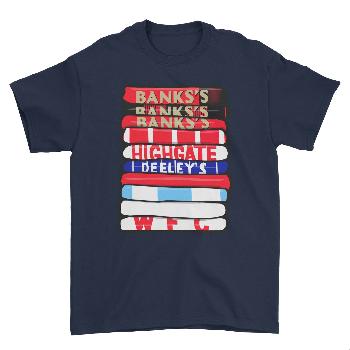 Walsall Shirt Stack Tee