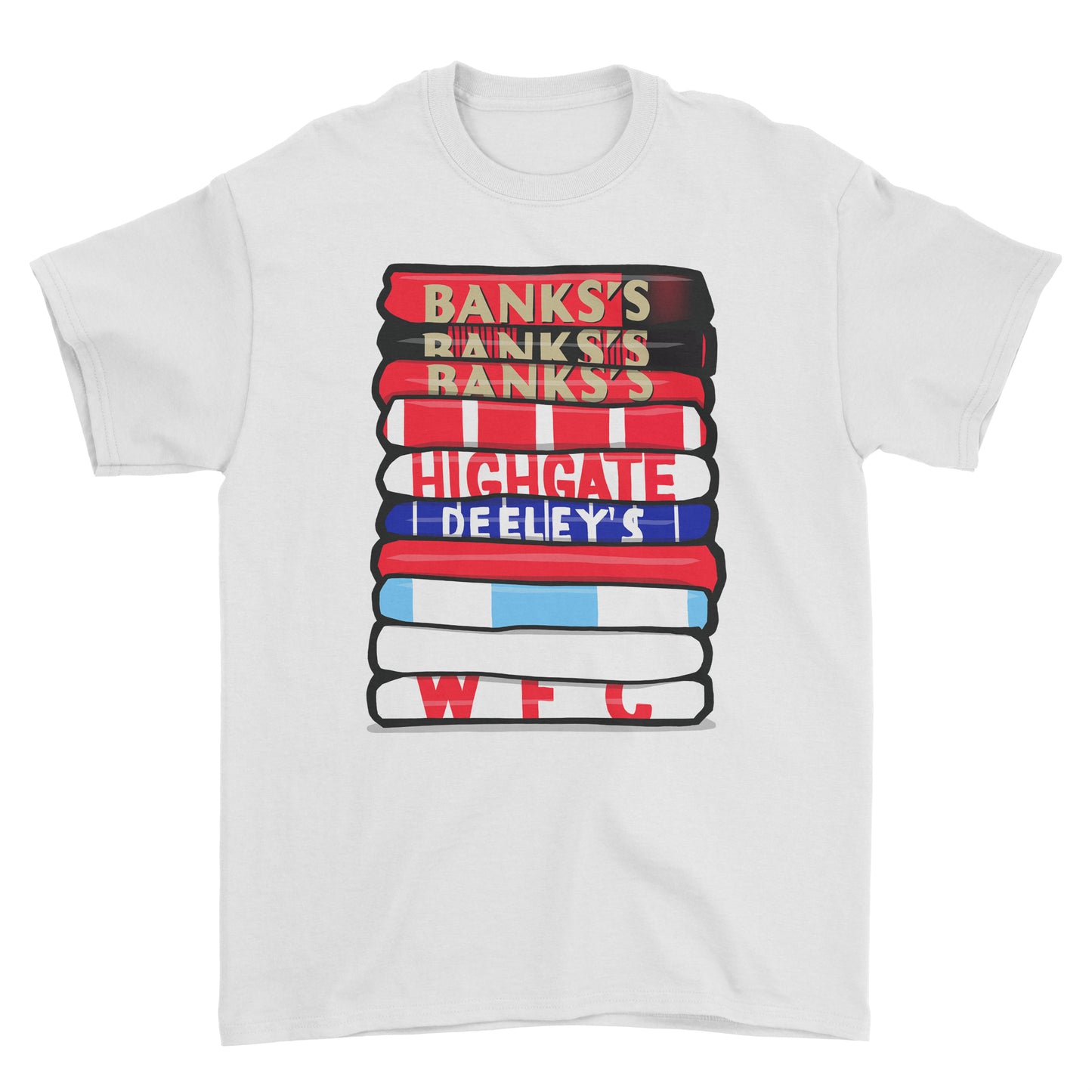 Walsall Shirt Stack Tee