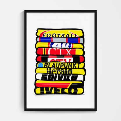 Watford Shirt Stack Print