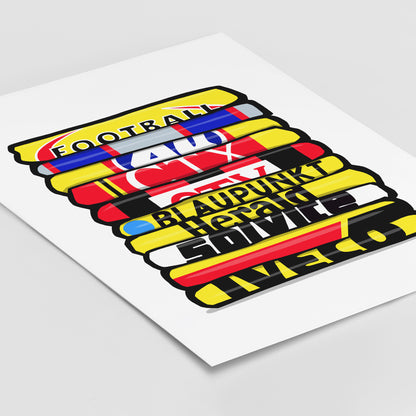 Watford Shirt Stack Print