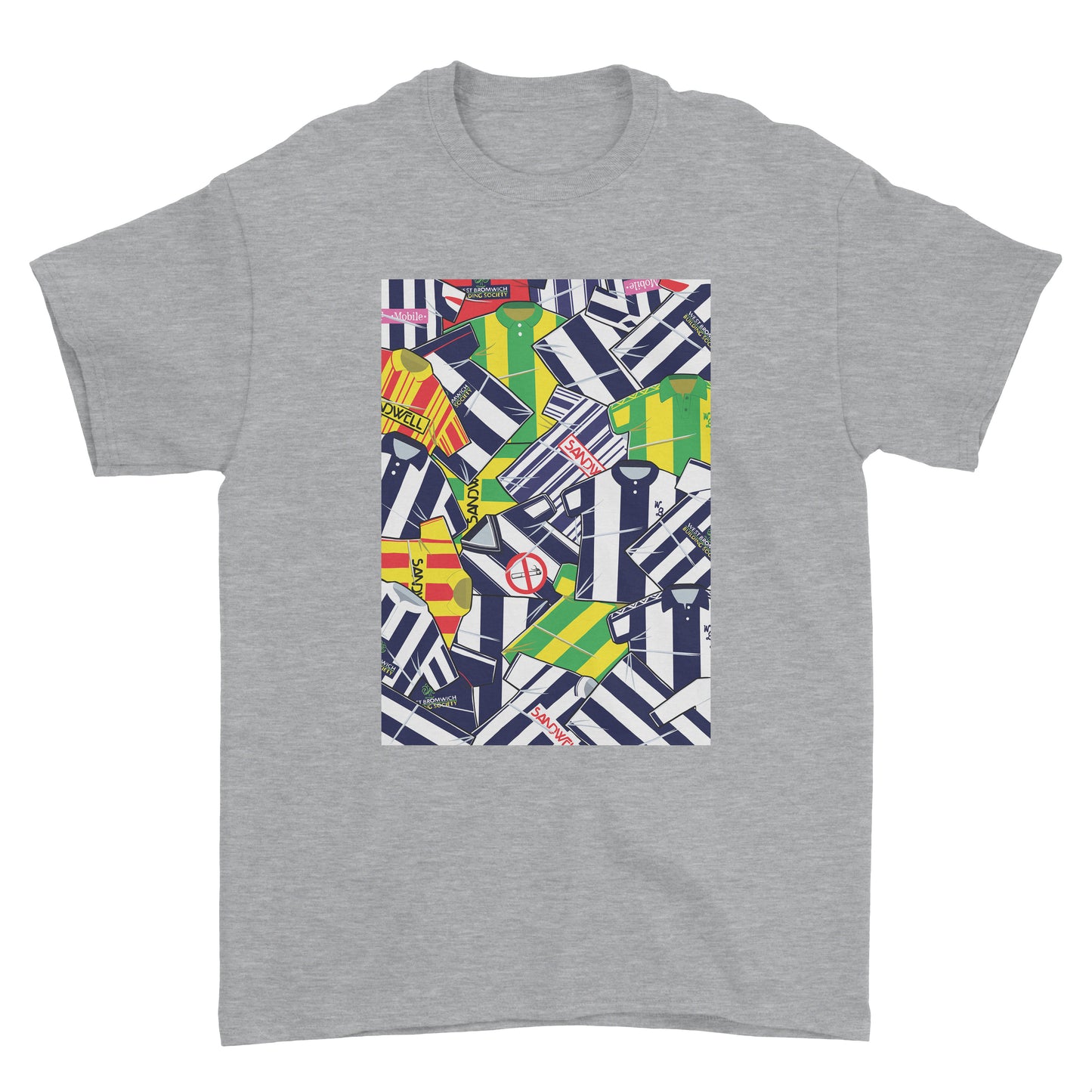 West Brom Shirts Mash Up Tee