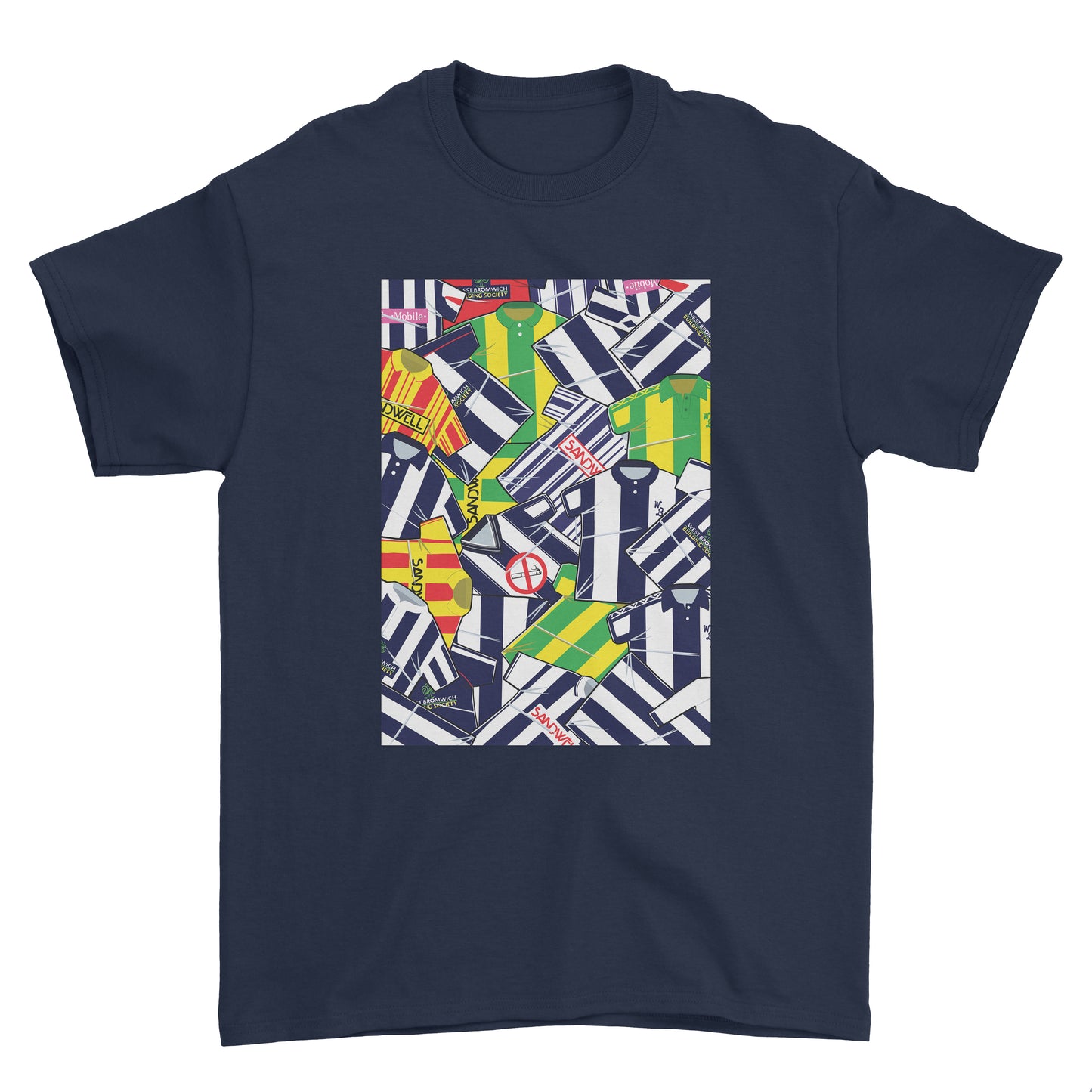 West Brom Shirts Mash Up Tee