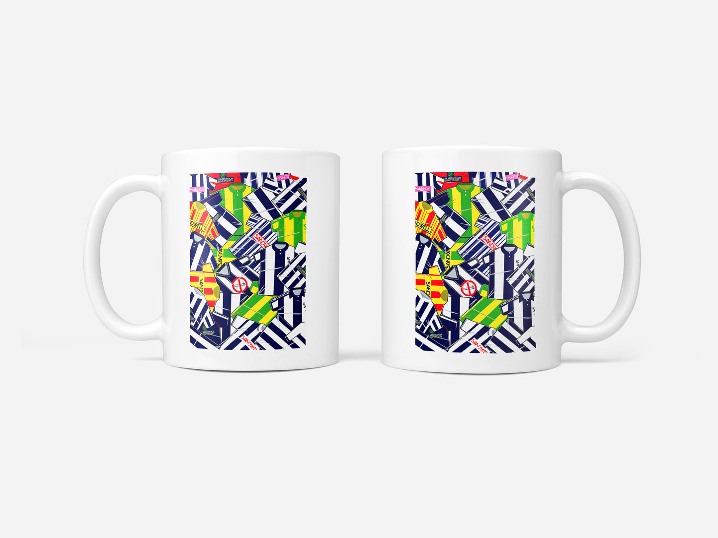 West Brom Shirts Mash Up Mug