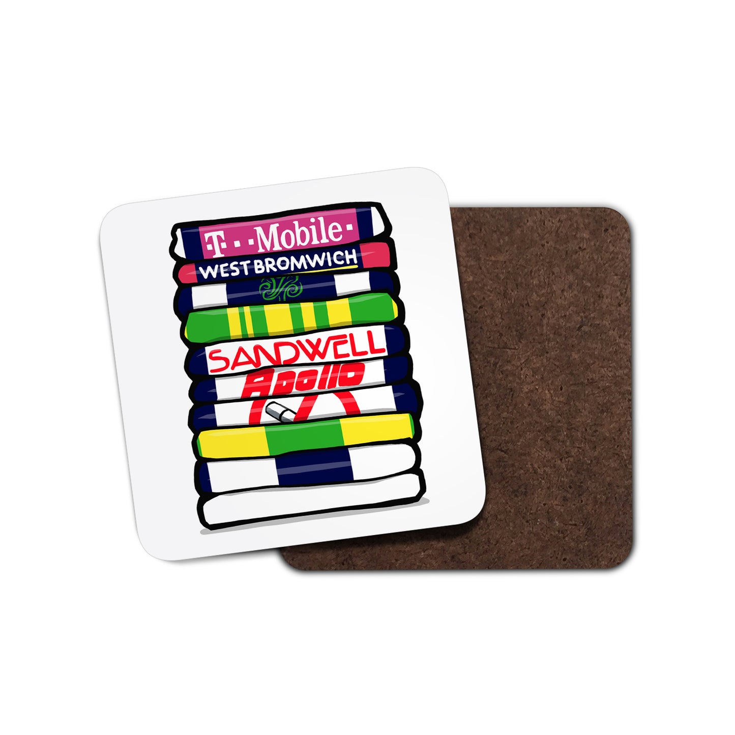 West Brom Shirt Stack Coaster