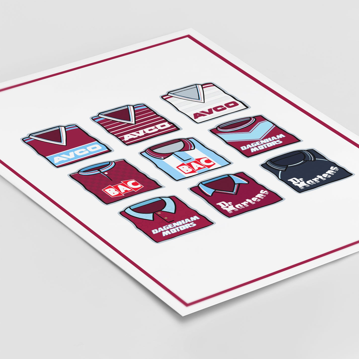 West Ham Shirts Print