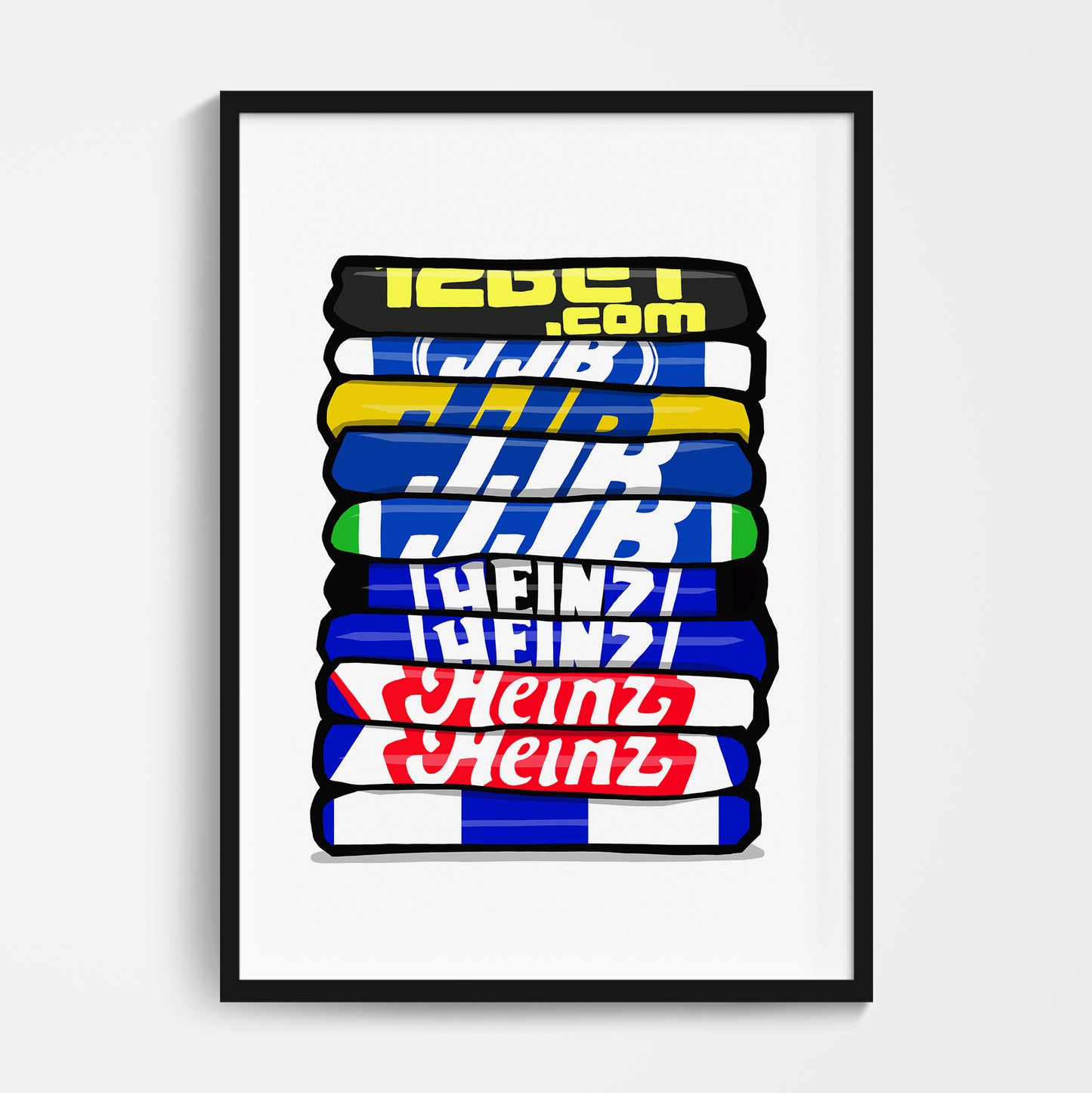 Wigan Shirt Stack Print