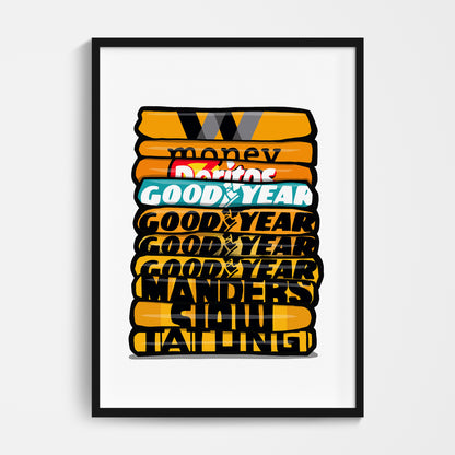 Wolverhampton Shirt Stack Print