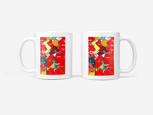 Wrexham Shirts Mash Up Mug