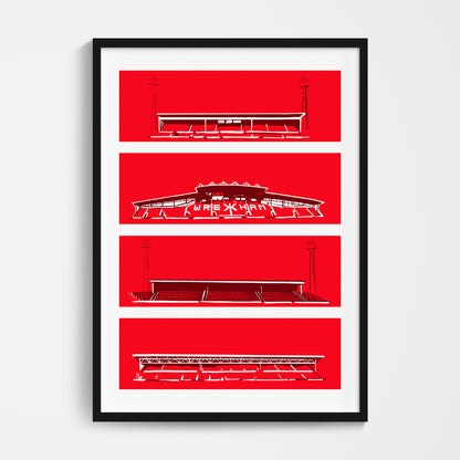 Wrexham Stadium Print