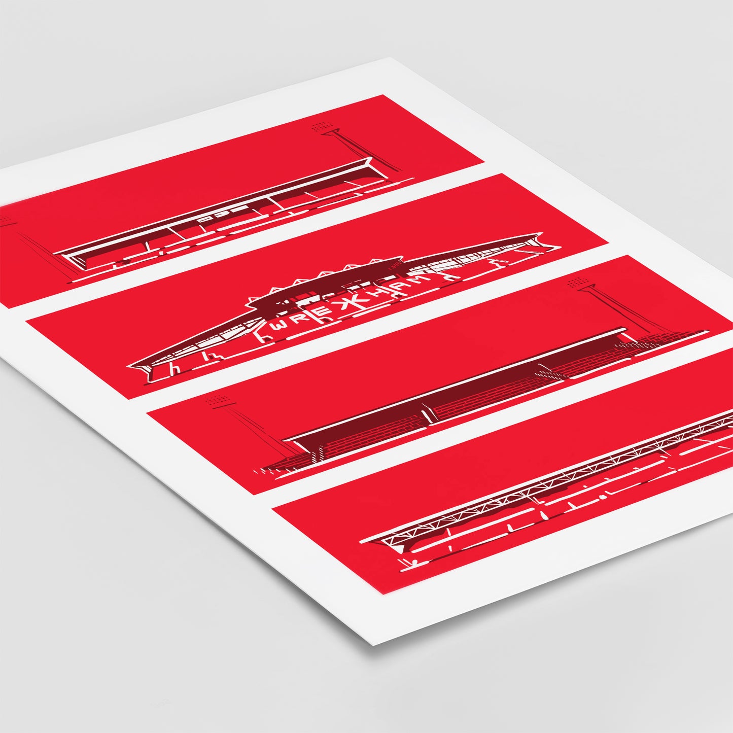 Wrexham Stadium Print